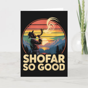 Tarjeta Tan Bueno Divertido Rosh Hashanah Fiesta Judía Sho