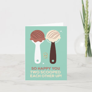 Tarjeta Tan Felices que Ustedes Dos se Tomaron Helado Junt