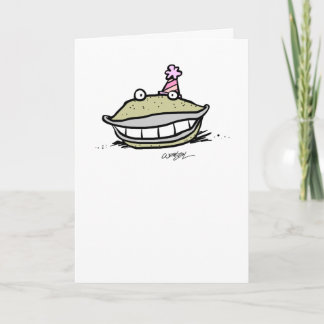 Tarjeta Tan feliz como la almeja