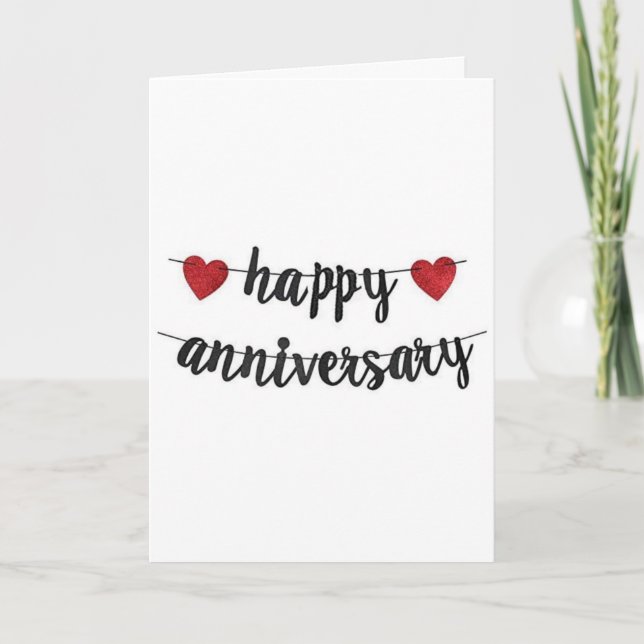 TARJETA TAN FELIZ DE ESTAR CASADOS CON **TÚ** ANIVERSARIO (Anverso)