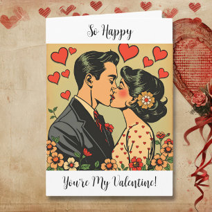 Tarjeta Tan Feliz de que seas mi San Valentín   Arte Pop R