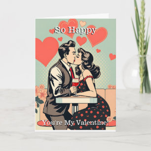 Tarjeta Tan Feliz de que seas mi San Valentín   Pop Art