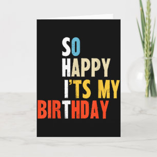 Tarjeta Tan Feliz Es Mi Cumpleaños Divertido Mamá Papá Adu