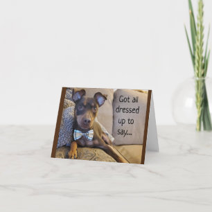 TARJETA TAN LISTO PARA DECIR *FELIZ NAVIDAD* BOW TIE!!