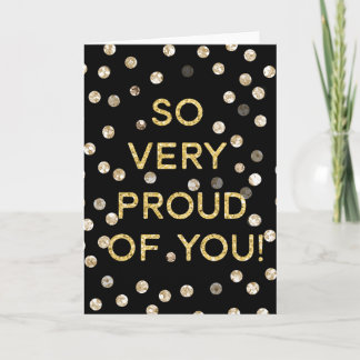 Tarjeta Tan orgulloso de ti Felicitaciones por tu graduaci