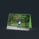 Tarjeta Tandem Bicycle Husband Happy Birday<br><div class="desc">Puedes personalizar esta tarjeta,  cambiar el texto y subir tus propias fotografías. "¡Feliz cumpleaños a mi maravilloso esposo! ¡Te seguiría a cualquier parte! Hacemos un gran equipo. ¡Te amo!"  Debajo está la misma tarjeta con un interior verde claro.  


com</div>