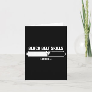 Tarjeta Tang Soo Do Funny Kids Black Belt Habilidades Carg