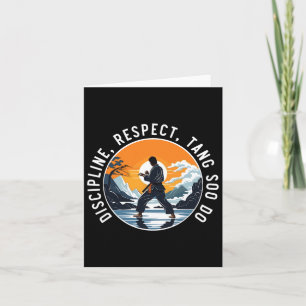 Tarjeta Tang Soo Do Korean Karate Martial Arts Art