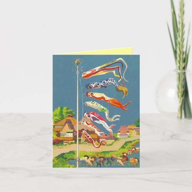 Tarjeta Tango festivo de las flámulas de la carpa de (Anverso)