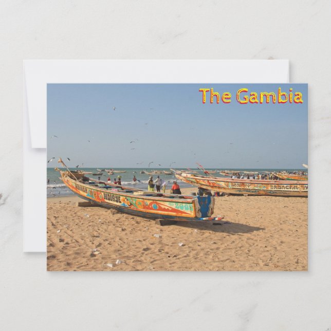 Tarjeta Tanji, Gambia (Anverso)