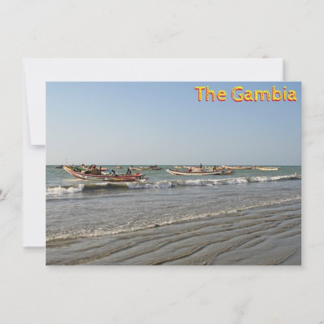 Tarjeta Tanji, Gambia (Anverso)