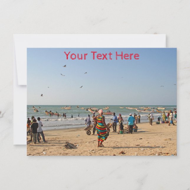 Tarjeta Tanji personalizable, Gambia (Anverso)