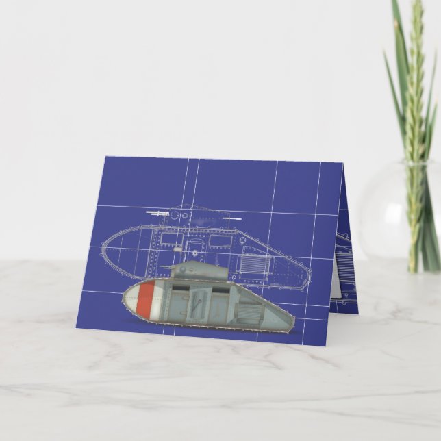 Tarjeta Tanque británico Mark 1 (Anverso)
