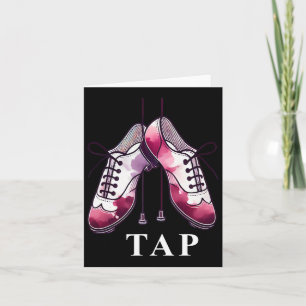 Tarjeta Tap Dance Lover Dancing Shoes Competencia De Baila