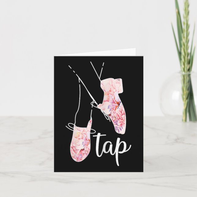 Tarjeta Tap Dance Lover Tap Dancer Danzando Maestra (Anverso)