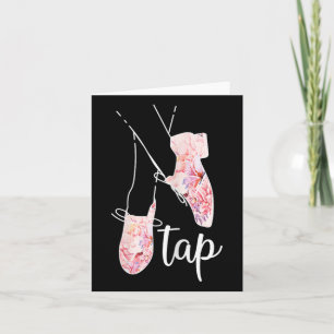 Tarjeta Tap Dance Lover Tap Dancer Danzando Maestra