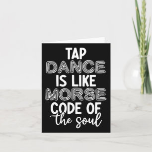 Tarjeta Tap Dance Teacher Apreciación Regalos Tap Dancer B