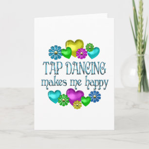 Tarjeta Tap Dancing Happiness