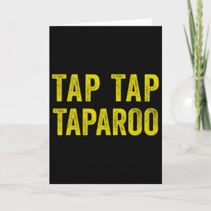 Tarjeta Tap Taparoo Hockey Divertido Motivacional Hombres 