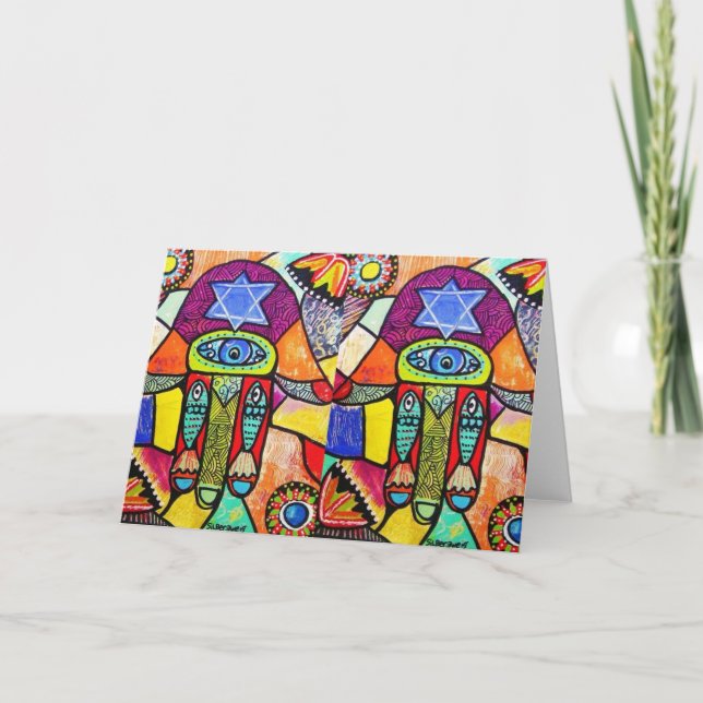 Tarjeta Tapastry Hamsa (Anverso)