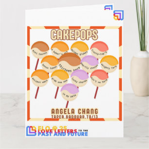 Tarjeta Taper:CakePops Hola desde ELO2025