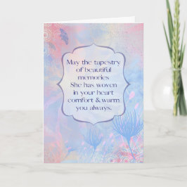 Tarjeta Tapiz de Recuerdos Pérdida de simpatía por una her