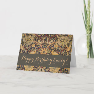 Tarjeta Tapiz Falso William Morris Bullerswood