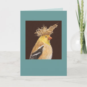 Tarjeta Tara la carta de goldfinch