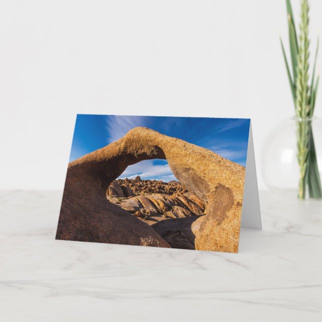 Tarjeta Tarde del arco de Mobius (Anverso)