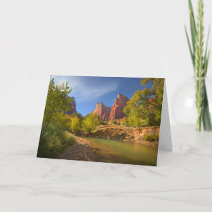 Tarjeta Tarde En El Parque Nacional De Zion