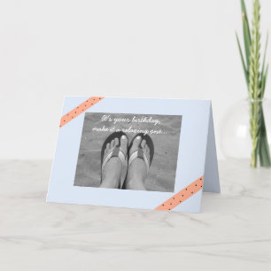 Tarjeta Tarde un momento para relajarse… en su cumpleaños