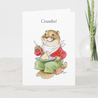 Tarjeta tardía del Muskrat de Birthdat