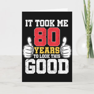Tarjeta Tardó 80 años en verse así de bien divertido cumpl