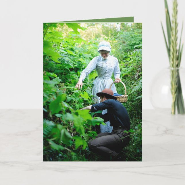 Tarjeta Tarjeta: cita alegre victoriana dentro (Anverso)