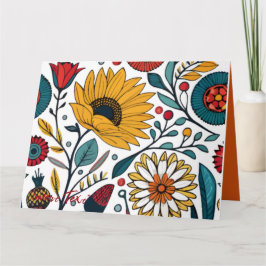 Tarjeta Tarjeta: Dazzling Daisy Delight