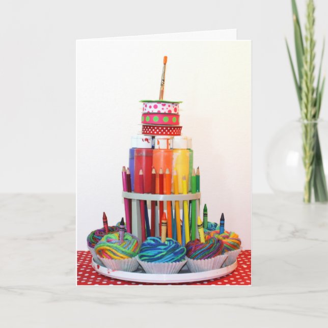 Tarjeta "Tarjeta de cumpleaños de la fotografía de la (Anverso)