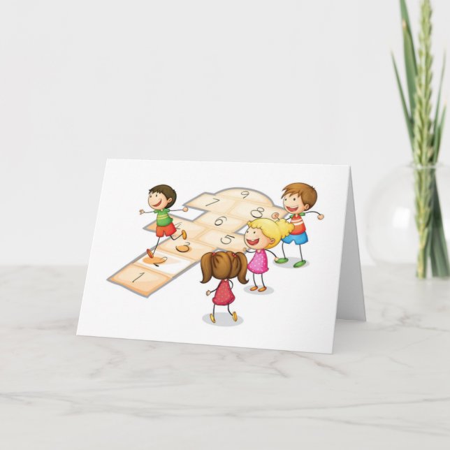 TARJETA **TARJETA DE CUMPLEAÑOS DE NIÑOS DE 6 AÑOS** (Anverso)