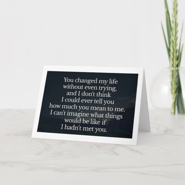 TARJETA ****TARJETA DE CUMPLEAÑOS DE UN AMIGO**** (Anverso)