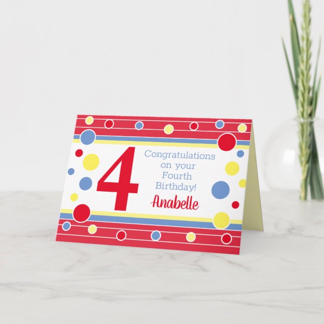 Tarjeta ¡Tarjeta de cumpleaños personalizada! (Anverso)