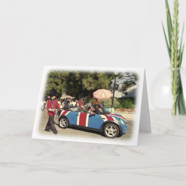 Tarjeta ¡Tarjeta de felicitación de Gran Bretaña! (Anverso)
