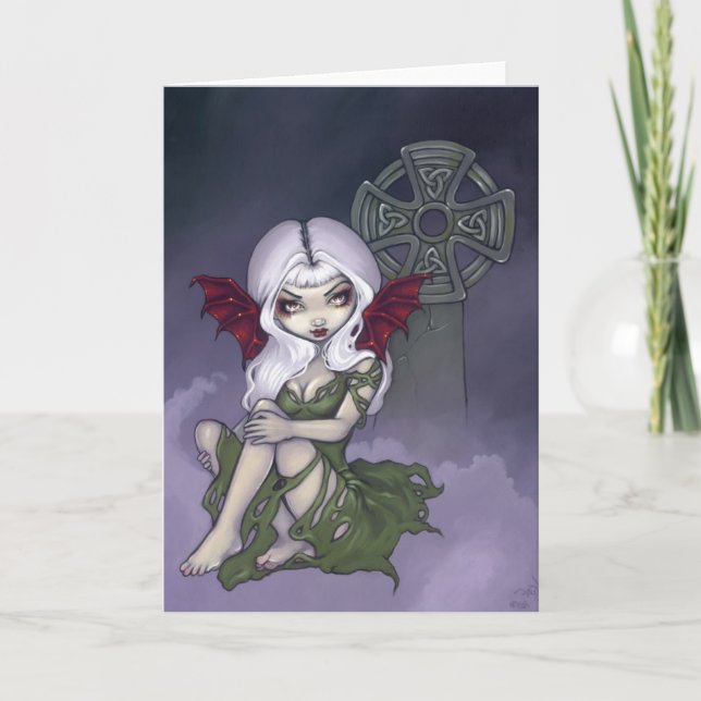 Tarjeta "Tarjeta de felicitación de la niebla del (Anverso)