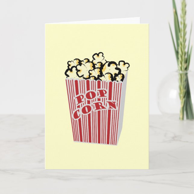 Tarjeta ¡Tarjeta de felicitación de las palomitas que (Anverso)