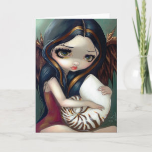 Tarjeta "Tarjeta de felicitación del ángel del nautilus"