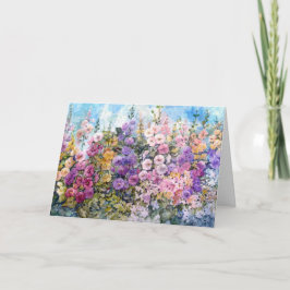 Tarjeta "Tarjeta de felicitación del cielo del colibrí"