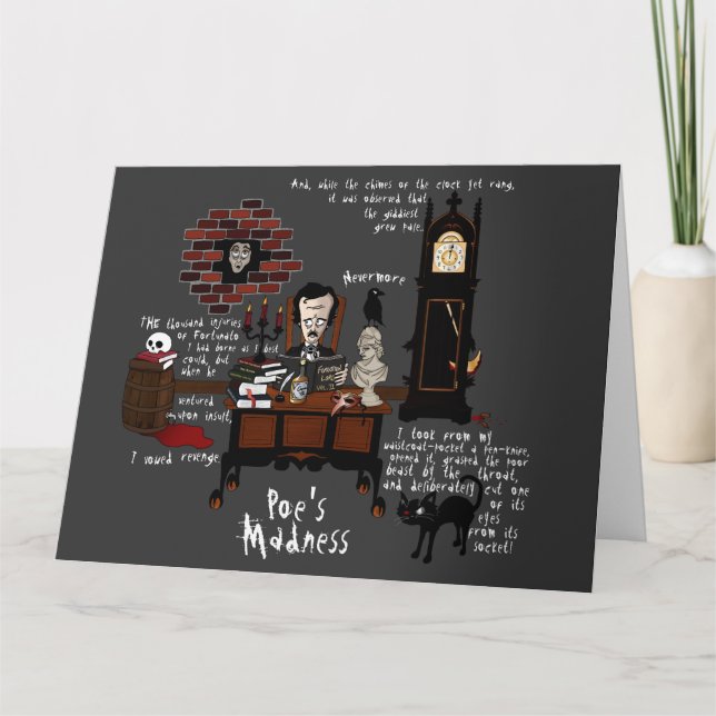 Tarjeta "Tarjeta de felicitación del cumpleaños de HaPoe" (Anverso)