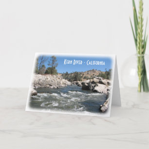 Tarjeta ¡Tarjeta de felicitación del río de Núcleo de