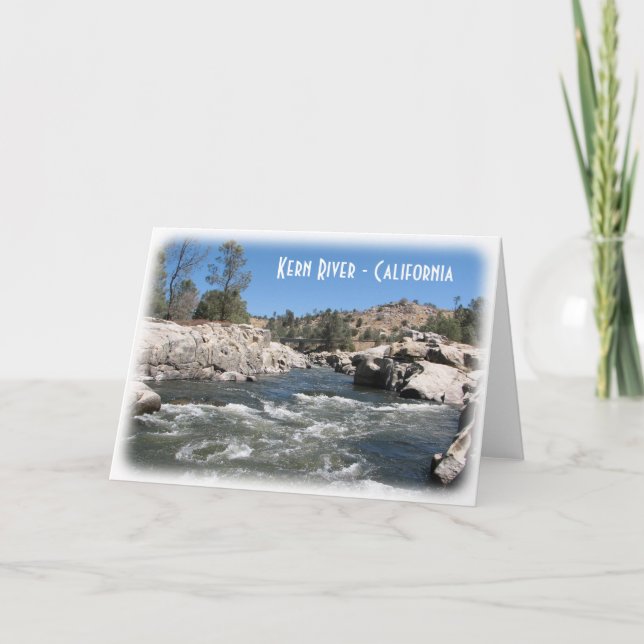 Tarjeta ¡Tarjeta de felicitación del río de Núcleo de (Anverso)
