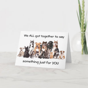 Tarjeta "TARJETA DE GRUPO" DE Guay Y FUN PARA OFFICE Y AMI