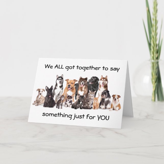 Tarjeta "TARJETA DE GRUPO" DE Guay Y FUN PARA OFFICE Y AMI (Anverso)