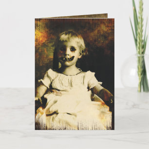 Tarjeta ¡Tarjeta de Halloween para los monstruos!